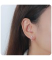 Silver Stud Earring STS-5836